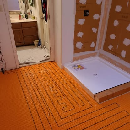 Heated Floor Install