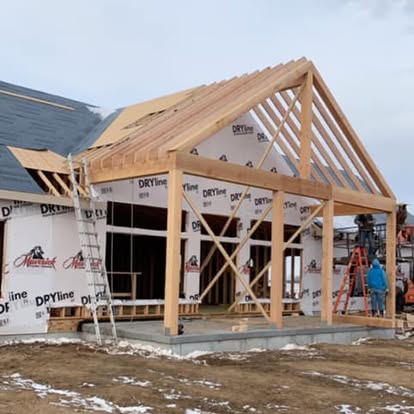Vaulted Porch Trusses