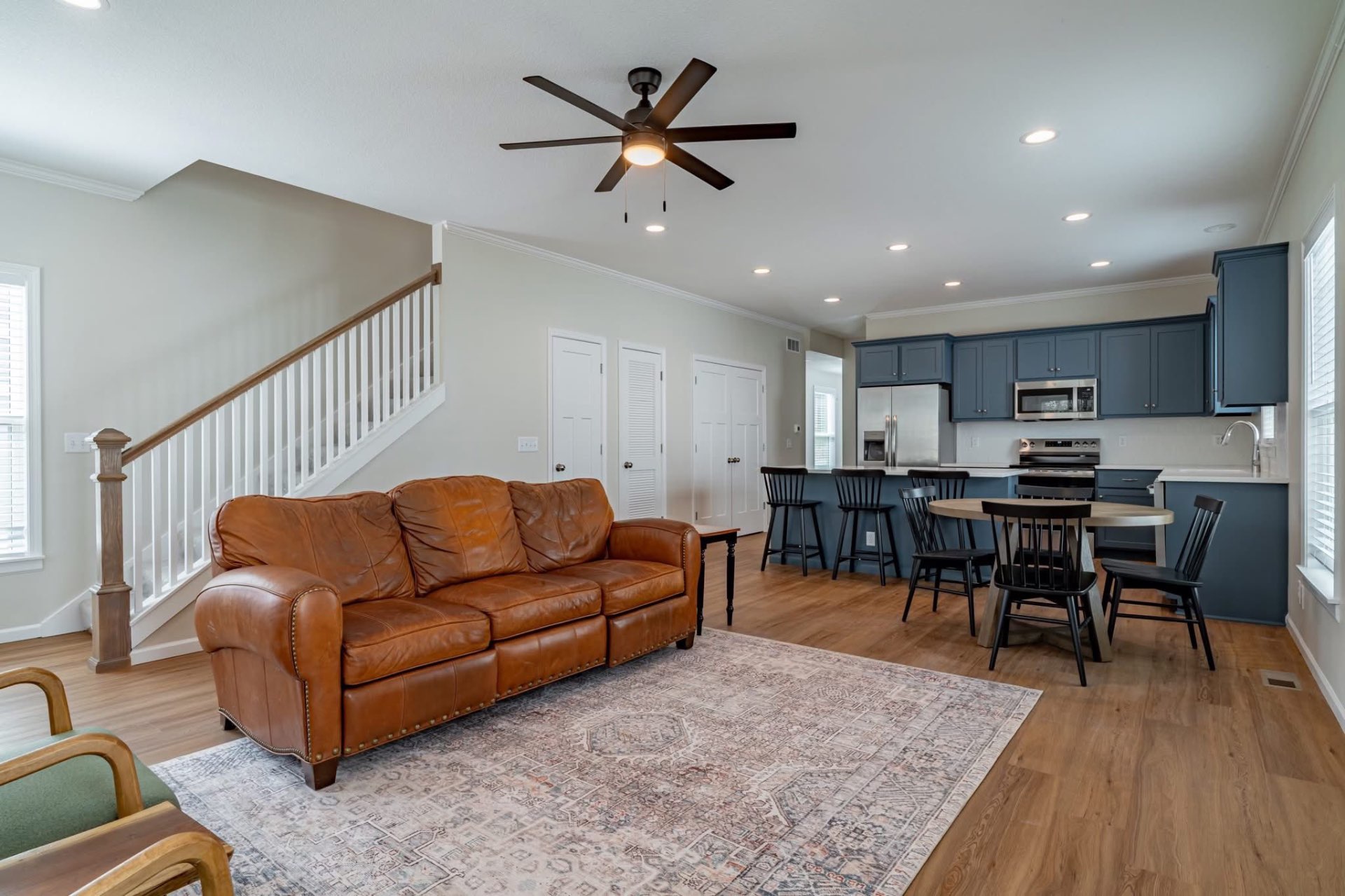 Open Living & Kitchen