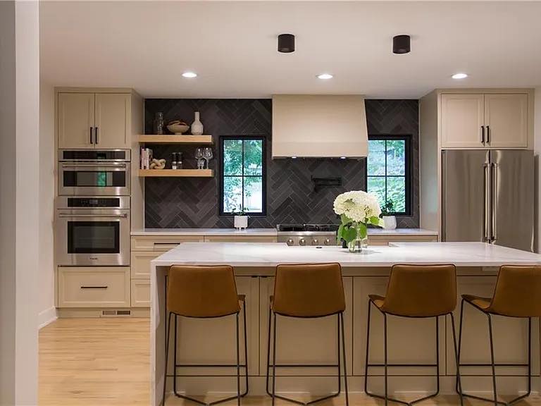 Herringbone Backsplash